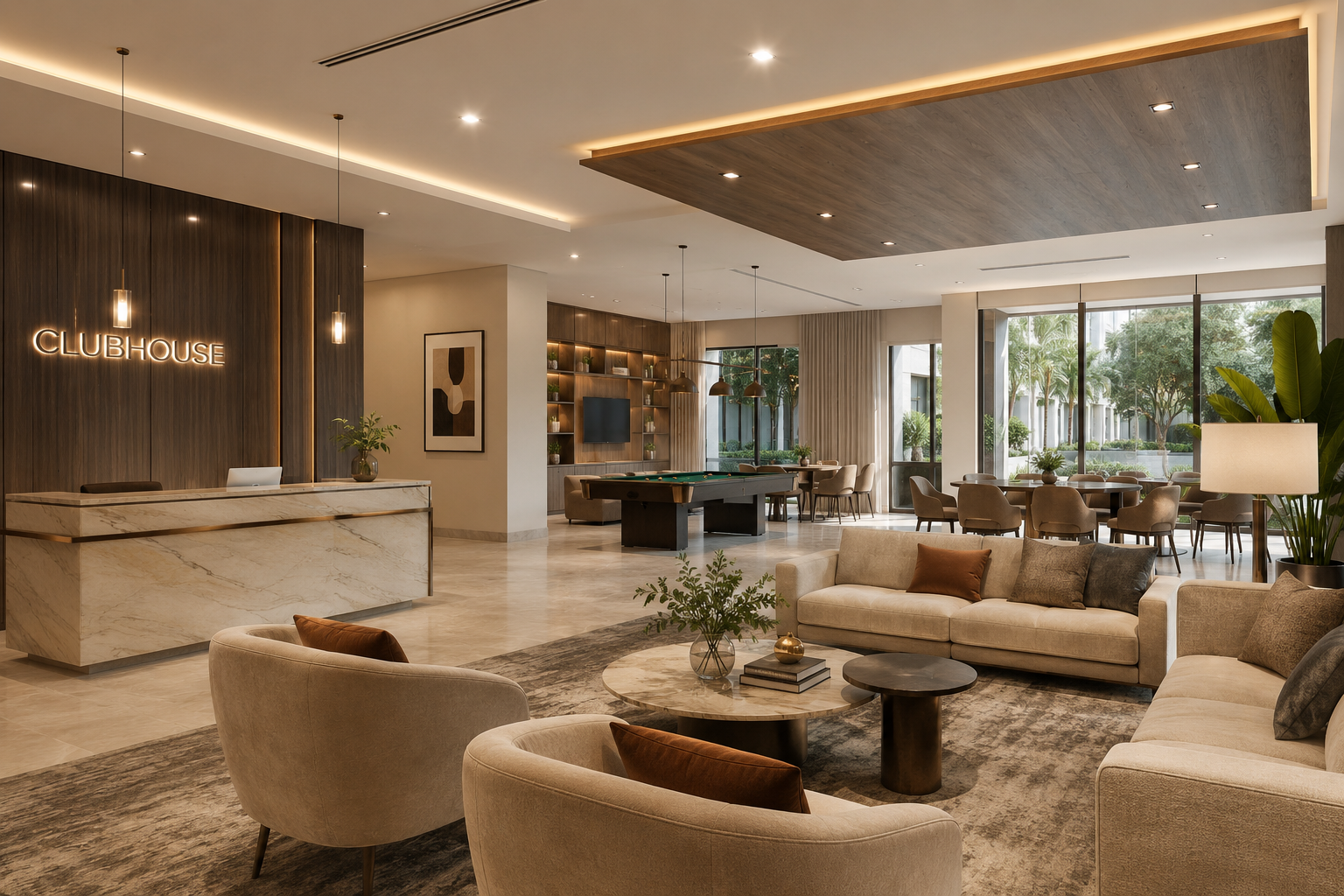 Krishna Galaxy Clubhouse Lounge Vrindavan